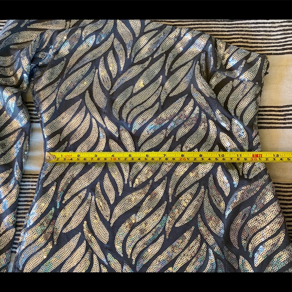 Sequin One-Shoulder Dress - Picture 4 of 9